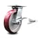 Service Caster 8 Inch Poly on Aluminum Caster with Roller Bearing and Brake/Swivel Lock SCC SCC-35S820-PAR-SLB-BSL - alternate 1